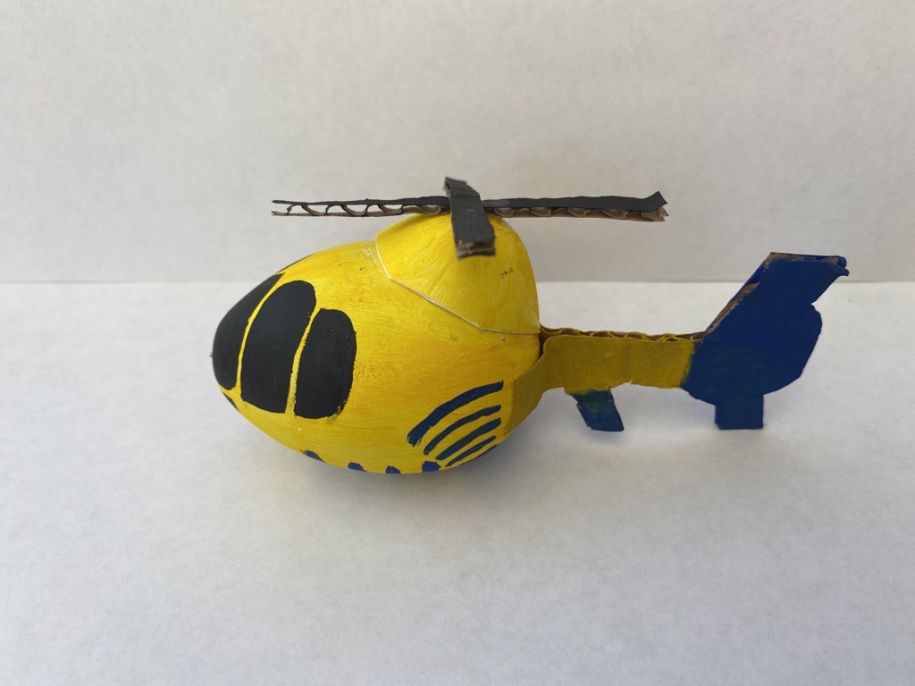 NWAirAmbulance's tweet photo. From poorly eggs with cracked heads, to a fantastic helicopter inspired creation, our colleagues at HQ have been busy celebrating Easter. Egg-cellent work! 😆 https://t.co/bnwjogknmO