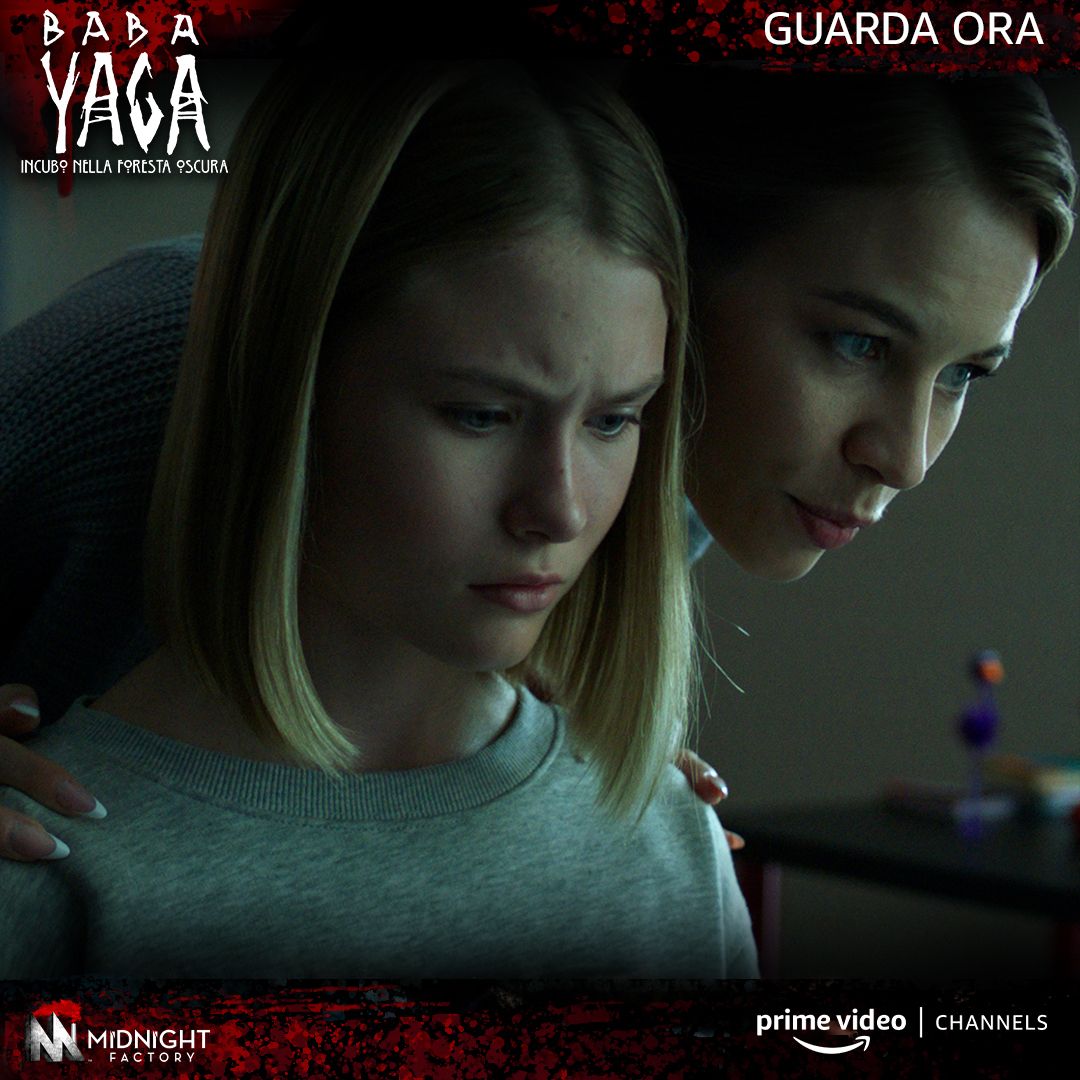 00factory's tweet photo. Una coppia di genitori cade in uno strano stato di trance dopo aver accolto in casa un'amabile tutrice. #BabaYaga - Incubo nella Foresta Oscura arriva in home video l'8 aprile. Ma se non riuscite ad aspettare, è già pronto sul nostro canale #MidnightFactory su #PrimeVideoChannel. https://t.co/1oenLypy7H