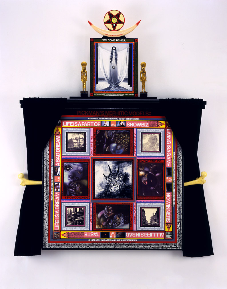 RawVisionMag's tweet photo. #PaulLaffoley’s unique work is often large-scale. He uses different types of paints &amp; also coloured pens to produce his complex works, relying on an emotional &amp; creative state which he calls “Lucid Dreaming”.

Laffoley was featured in #RawVision 14:
https://t.co/qTJzmI9WnY https://t.co/kJhc9rjkNv