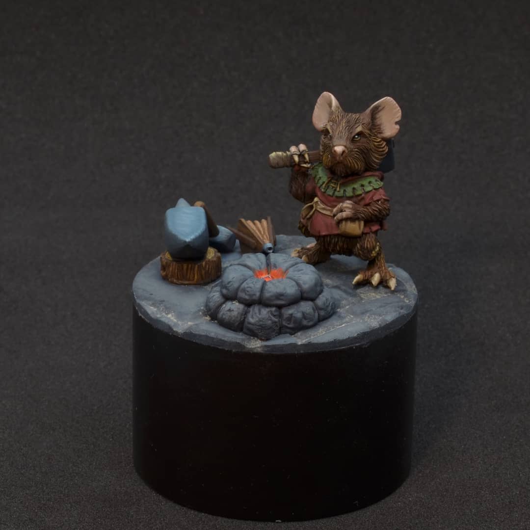 CartoonMiniatur's tweet photo. Haald from Mouse Adventure series
Blacksmith Mouse at work! A beautiful diorama by @we1tenwanderer

Scale: #28mm

Buy 👉 https://t.co/ERML0npwJJ
Scalebro Casting
#miniaturepainting #resinkit #scalebro #mice #miceandmystics https://t.co/aJpiVLlG8E