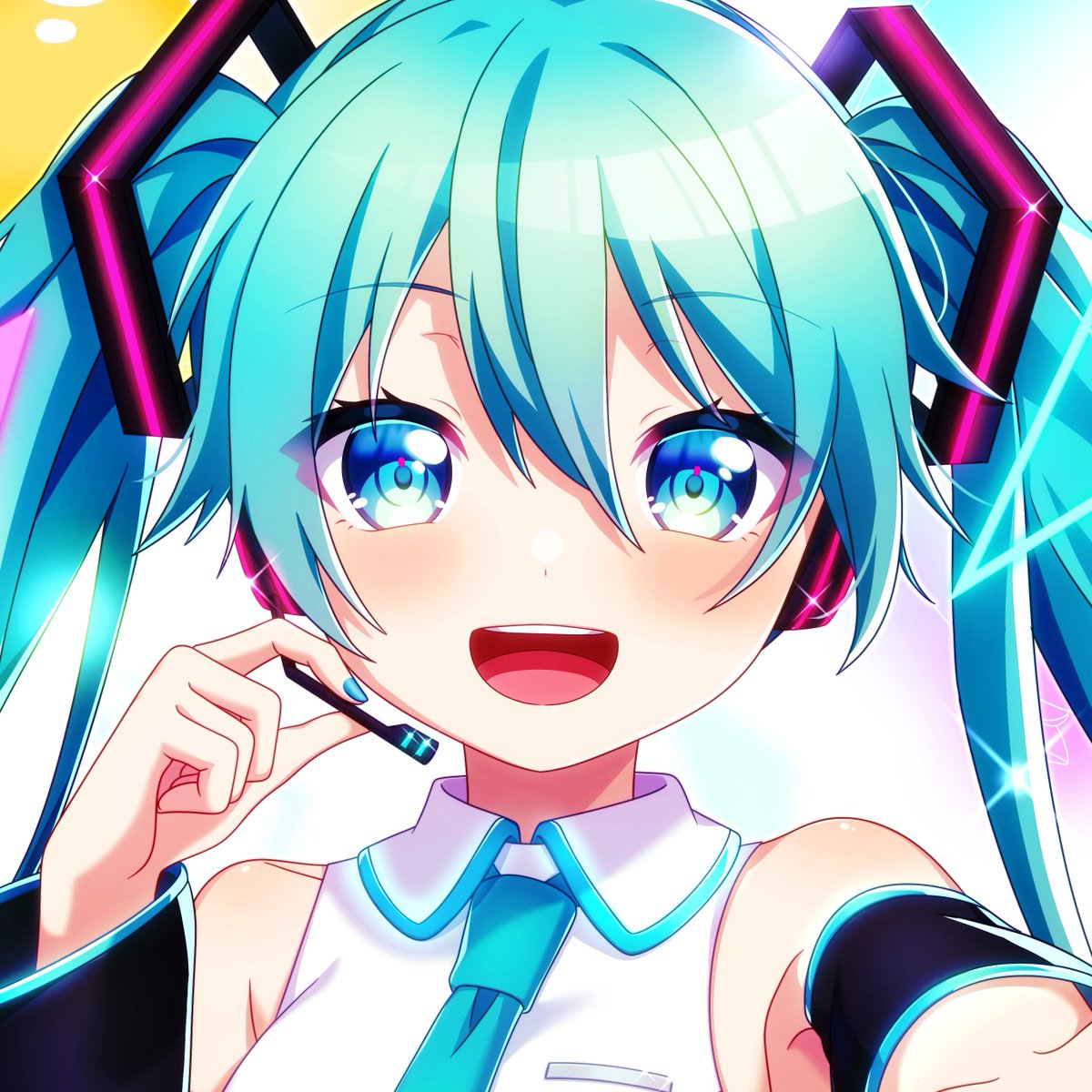 プロセカ「#プロセカハーフアニバーサリー記念イラスト 
#プロセカ
#初音ミク 
少し加筆」|ぽち丸@skeb募集中のイラスト