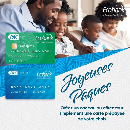 Soyez sûr de faire plaisir à vos proches à Pâques avec la Visa Cash Express.
Joyeuse Pâques!!!
#BanqueDigitale