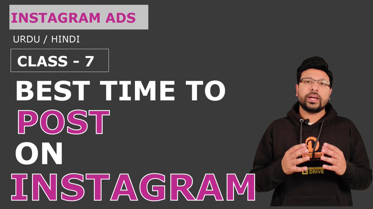 NawazishTawab's tweet photo. https://t.co/261AFJHlVz
Best Time To Post On Instagram had always remained a key point in #instagrammarketing. in today's video by #offloadlearning we have achieved how to find the best time for #socialmediaposting.
For more videos on #socialmediamarketing and #digitalmarketing https://t.co/l81hi4HkIy