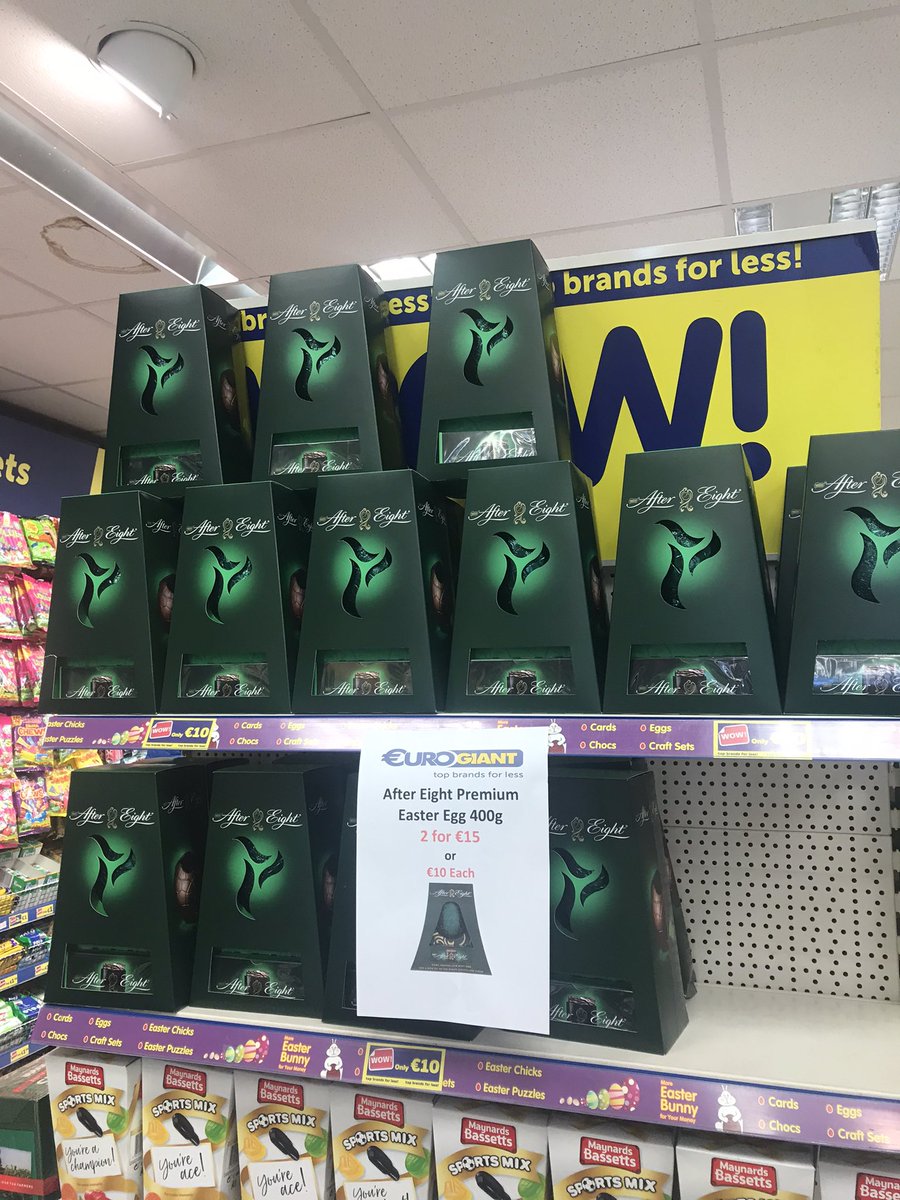 PATRigney's tweet photo. @NeilRedFM The #eurostore in #midleton have these left #Easter #eastereggs https://t.co/cBt5l4pcSw