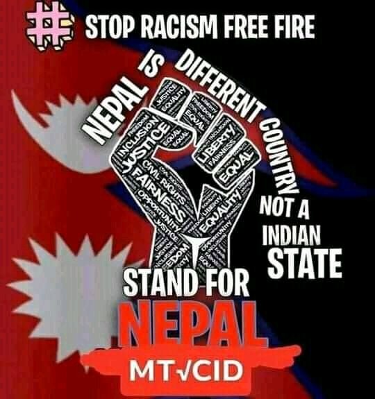 Ajay38906783's tweet photo. If Man Dekhi  Try Gare Kaso Najitilara
We Want Free Fire Nepal Championship 🏆🇳🇵
#RacistGarenaFreeFireIndia
#SeparateTournamentForNepal
#ShameOnGarenaFreeFireIndia
#FairPlatformToNepal
@AsianBaba3 @FreeFireBR
@Garena @FFesportsBR @FreeFireMena
@IndiaFreeFire https://t.co/rery9G8q08