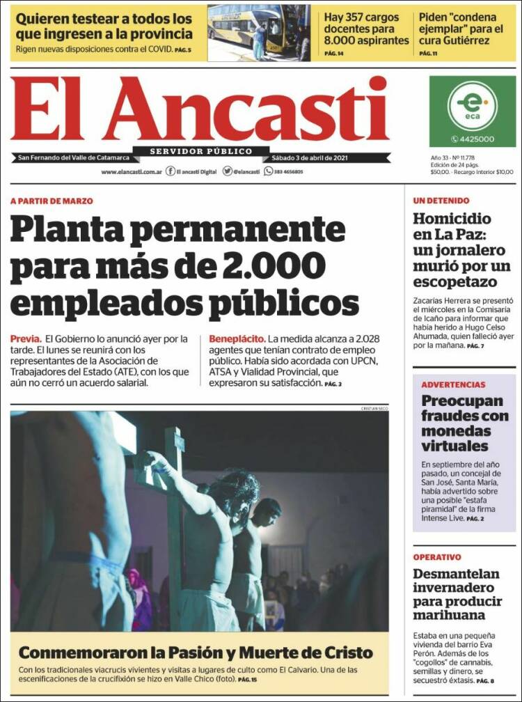 Llegó la hora de recorrer el país con las noticias más destacadas.
En "Informados" las desarrollan:
<a href="/vmaslup/">Vero Maslup</a> en Rosario.
<a href="/RosaliaCazorla/">Rosalía Cazorla</a> desde Tucumán.
<a href="/LuisOmarCastro/">Luis Omar Castro</a> en Mendoza.
<a href="/pipyriveroc3/">Roberto Rivero</a> desde Sta Fe.