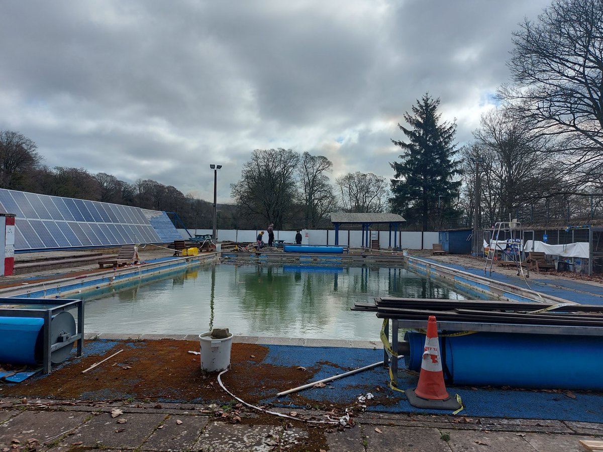 StanhopePool's tweet photo. Work has started today to get the pool ready for this season https://t.co/8XNPGcb0FF
