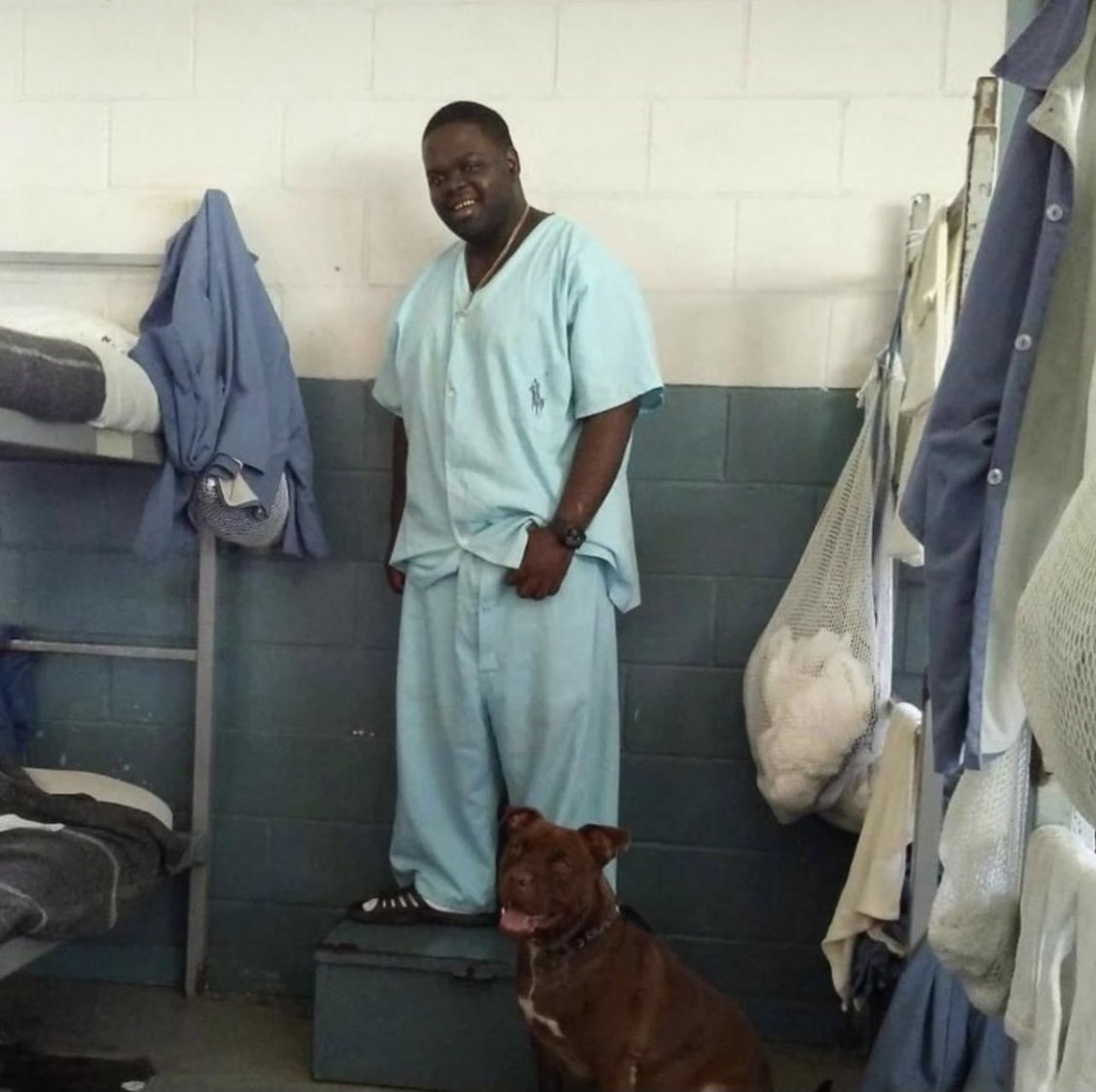 BasedNas's tweet image. niggas be in jail doing anything 😭🤦🏾‍♂️