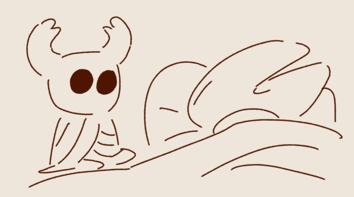 ghost is fascinated at the concept of closing ones eyes and sleeping 