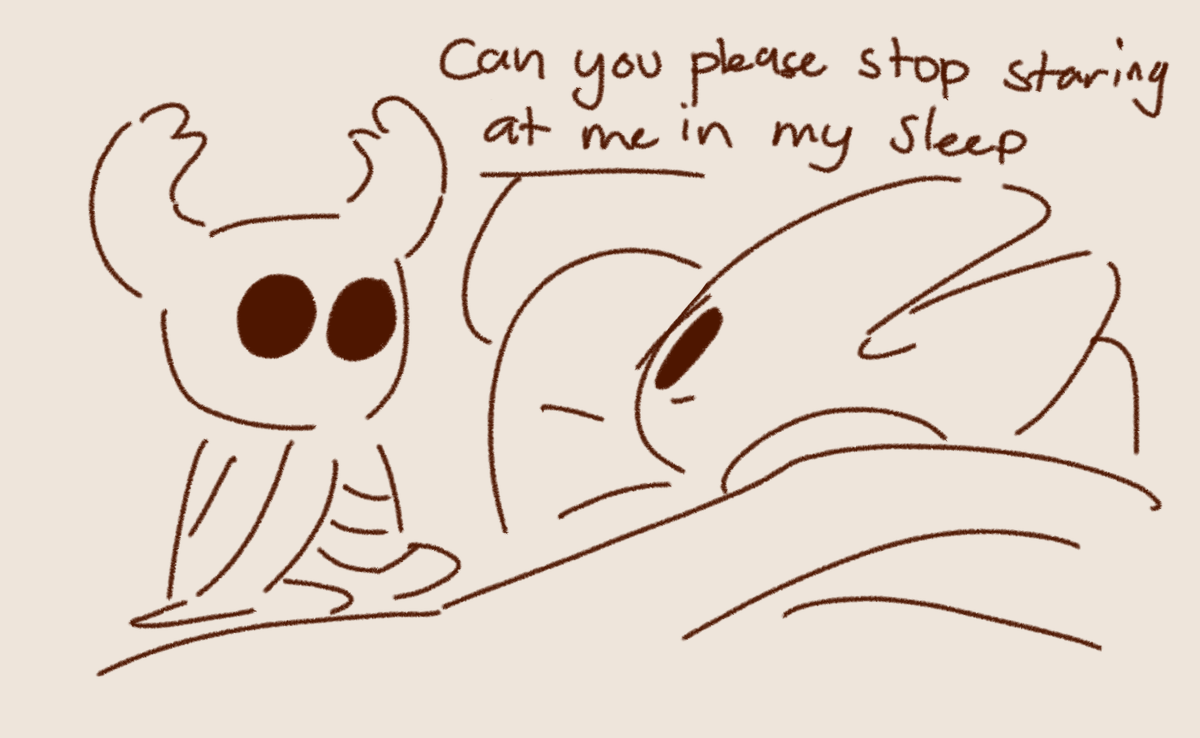 ghost is fascinated at the concept of closing ones eyes and sleeping 