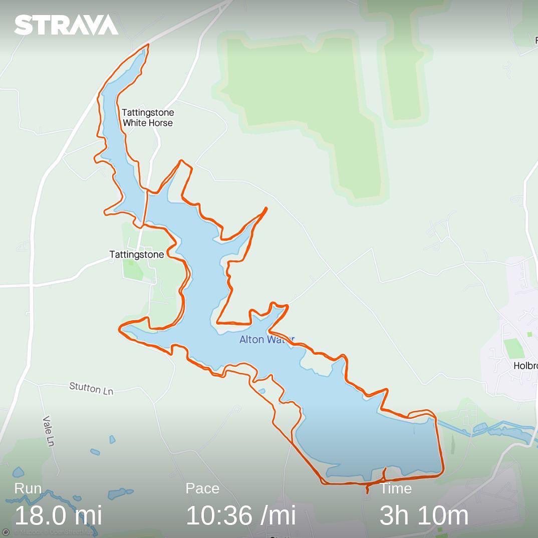 18 mile training run completed this morning! 🏃‍♂️🏃‍♂️😀🙌
#trainingrun #longrun #altonwaterrun