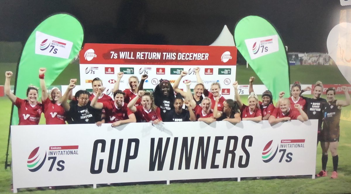 Dubai7s's tweet photo. The Emirates Invitational 7s Women’s Champions are Canada! https://t.co/OAVeyThOnQ
