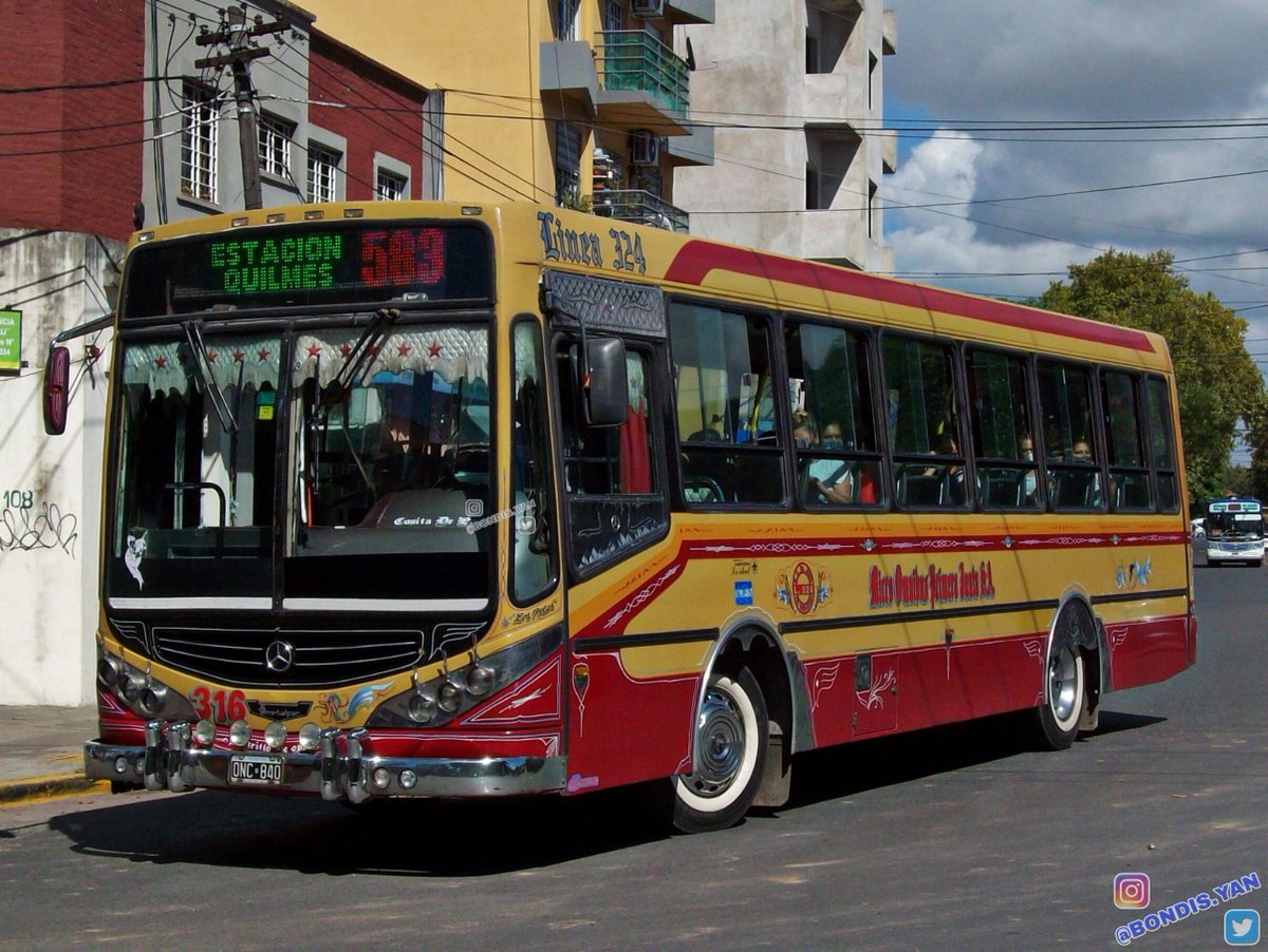 BondisYan's tweet photo. Interno 316 de la #linea583 https://t.co/769AMdqvrL
