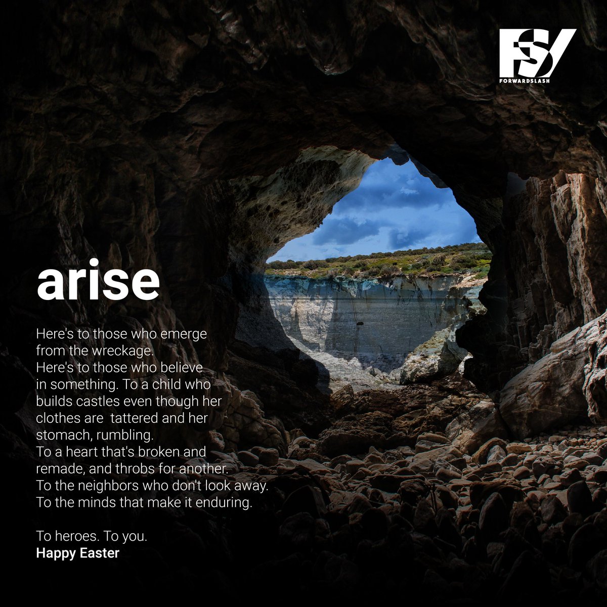FwdSlashTech's tweet image. Stay hopeful, hang on to your belief, for one day you will emerge! We owe this Easter to you, our heroes because you keep our hopes alive. ForwardSlash wishes you all a Happy Easter!
.
.
.
#easter #easterwishes #easter2021 #happyeaster #hope #emerge #belief