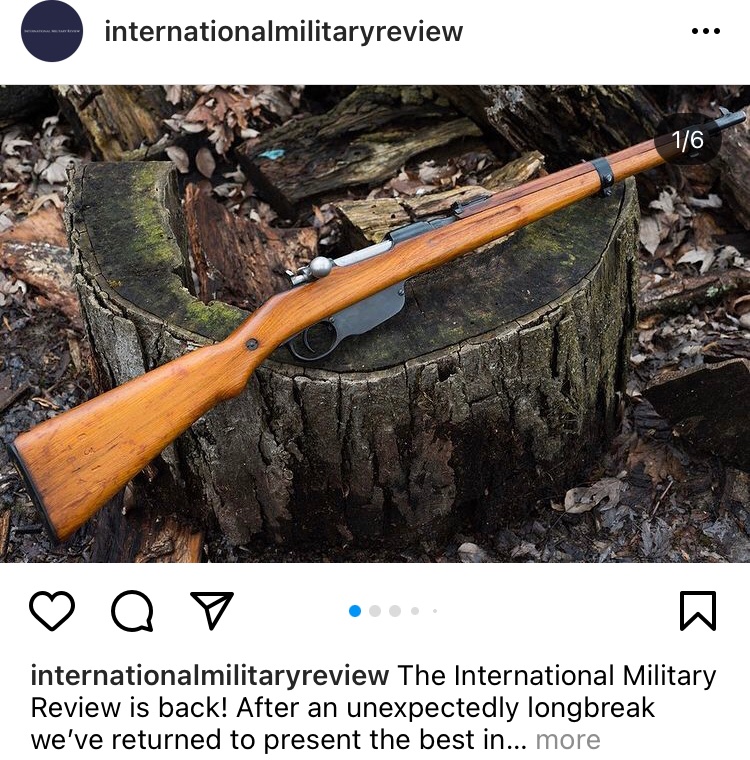 IntMilReview's tweet image. #HappyEaster weekend, over on our #instagram we’ve been taking a brief look at @SteyrArmsUSA’s 126 year old #Mannlicher M95 #rifle an exquisite but oft forgotten piece of #19thcentury    #Austrian design.

Read More: @internationalmilitaryreview on Instagram