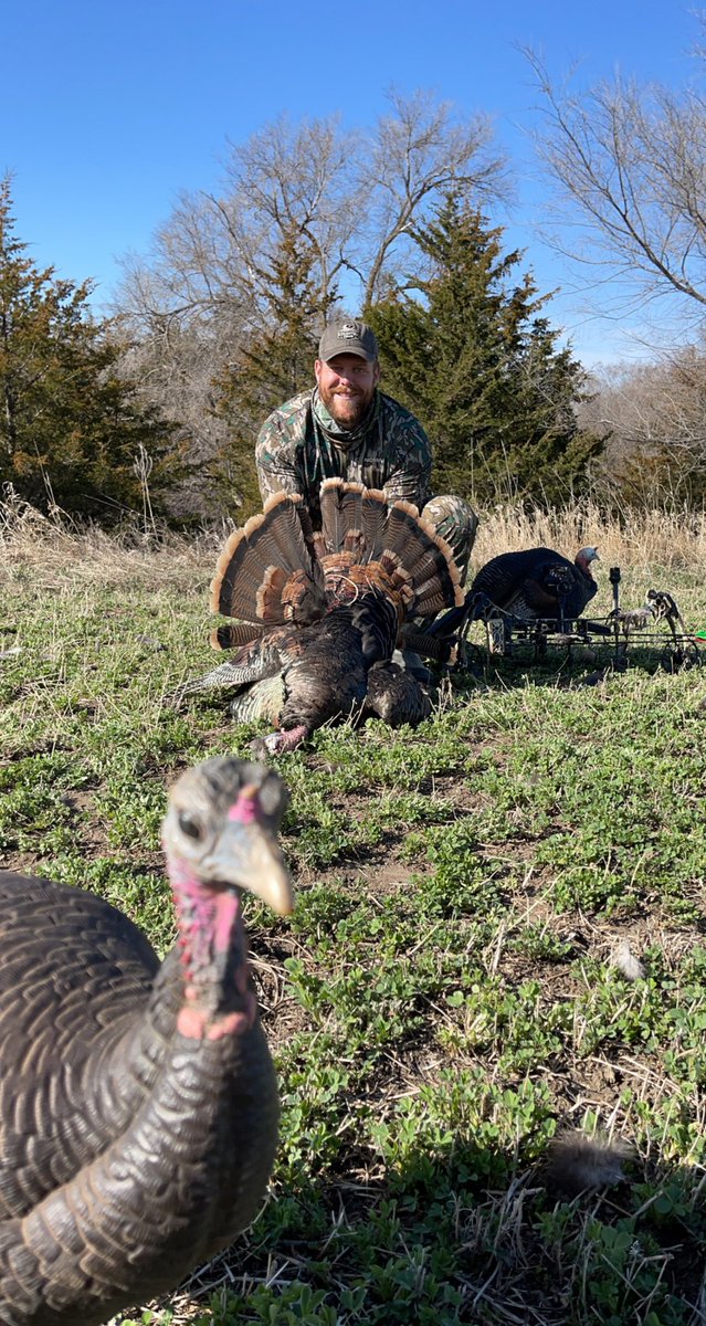 First turkey in South Dakota with a bow!