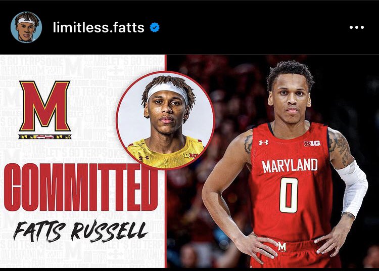 Daniel Oyefusi on Twitter: "Former Rhode Island point guard Daron “Fatts”  Russell is transferring to Maryland. Terps get their big man and lead guard  in the same day.… https://t.co/El6JJevMnm"