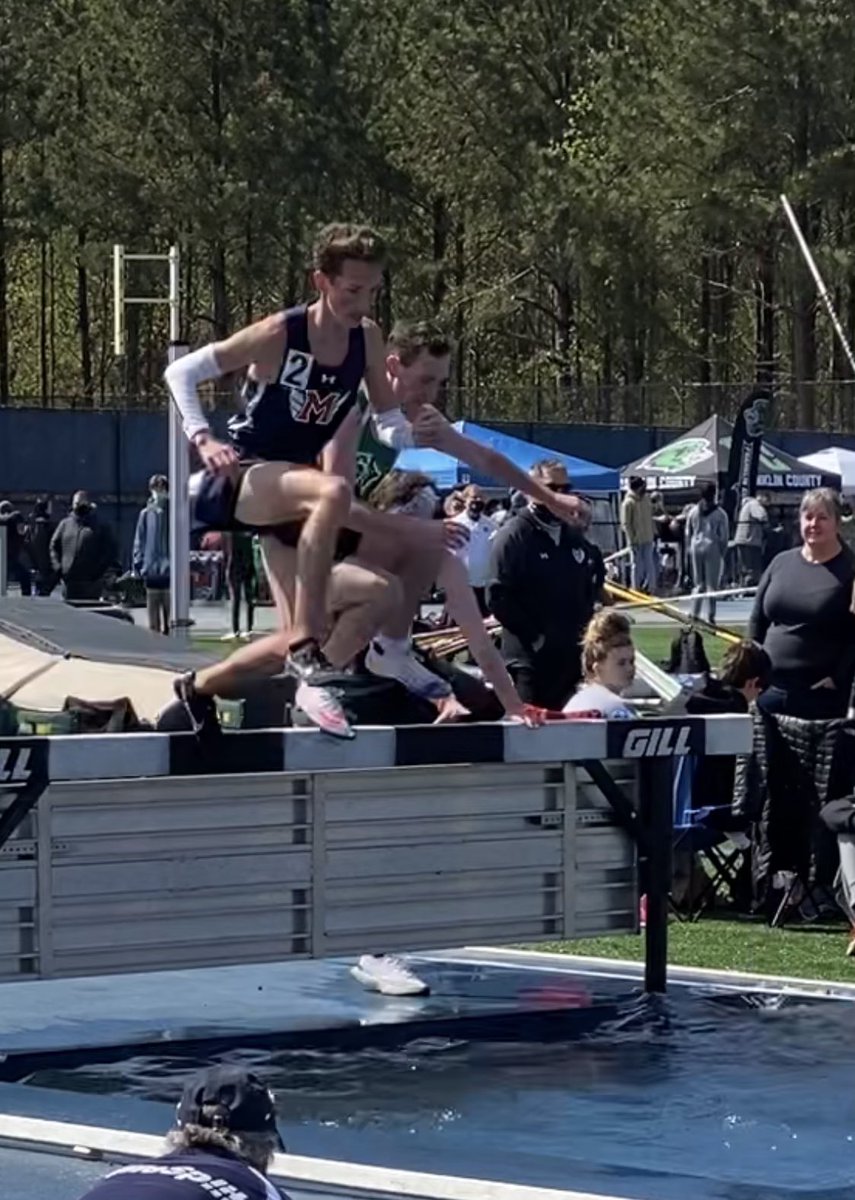 miltontrack's tweet photo. Senior @lorintady goes 6:52.71 for 2000m Steeplechase @MariettaTrack Invite for 2nd in his heat &amp; 7th overall. He is now #4 all-time in @MiltonHighSch history!! @Milton_AD1 @SandersBiology @LonnieEstes @acarr6453 Photo by @ChristaTady @GAMilesplit https://t.co/Zps6BPcVUf