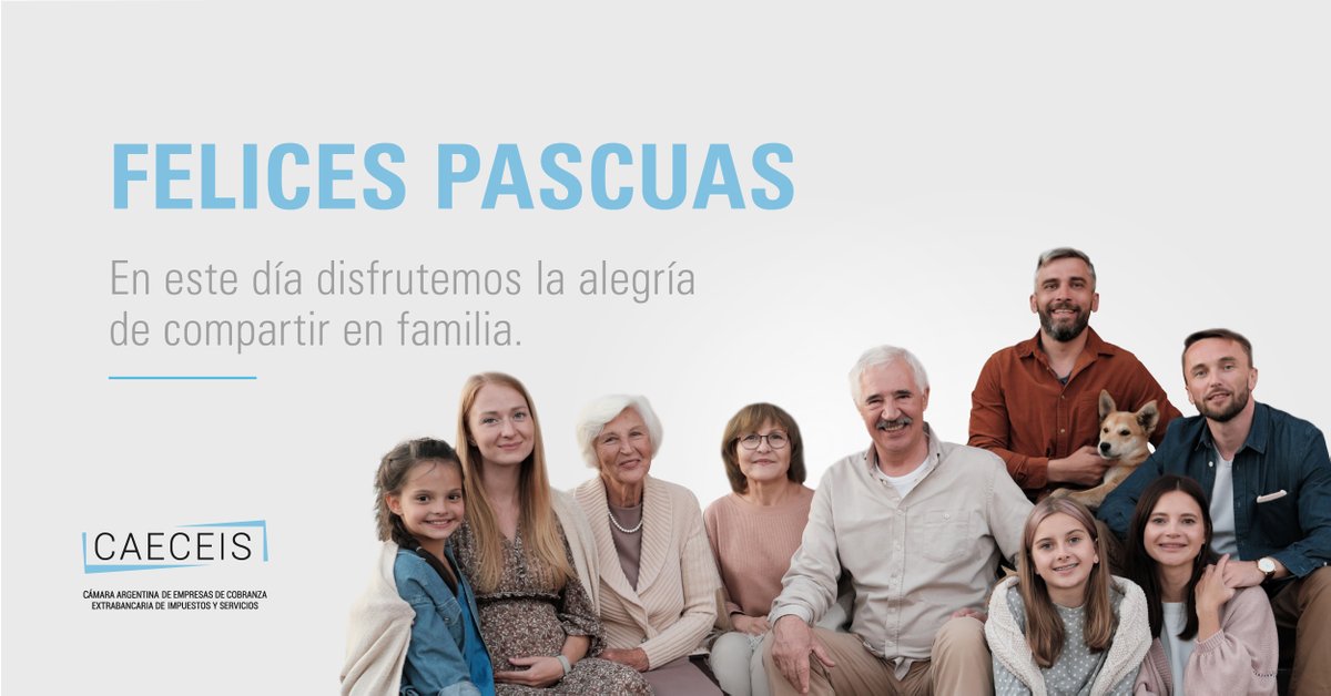 En este día especial que el ingrediente principal sea el amor. ¡Felices Pascuas!