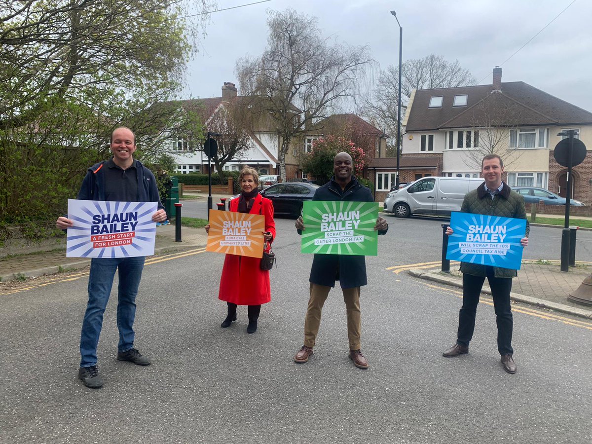 DavidBurrowesUK's tweet photo. Pleased to be back on the campaign trail today for @ShaunBaileyUK https://t.co/1naKWwulCY