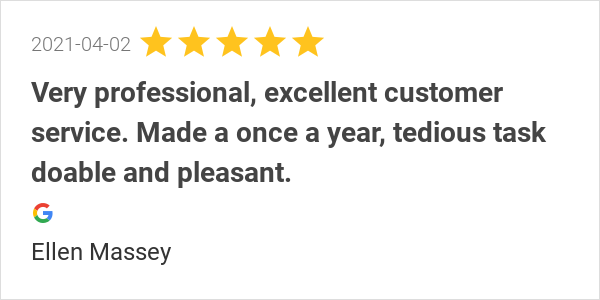 ACA_GPS's tweet photo. New 5.0-star Review: "Very professional, excellent customer service. Made a once a year, tedious task doable and... https://t.co/XMBo30gVRF