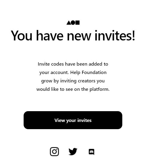 Foundation has sent me new invites, so this time I'm doing two invites giveaway!

Rules:
1) RT &amp; Like this tweet.
2) Follow me.
3) Drop your works below.

On April 5 I'll select 2 winners.

#NFTart #withFND #NFTArtists #FoundationInvite #NFTCommunity #NFT #CryptoArt #NFTs