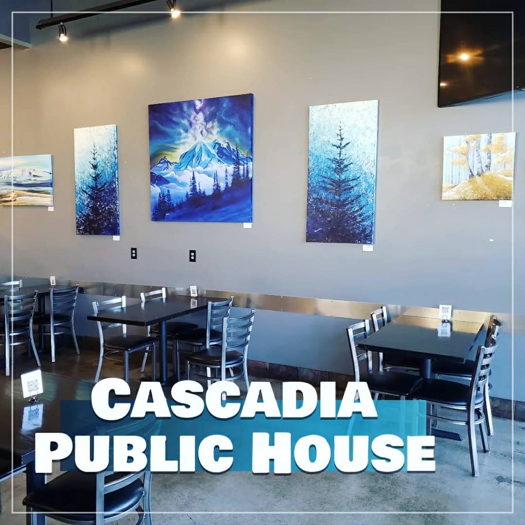 MntTidings's tweet image. Find my art at Cascadia Public House this month. 
#spokane #spokanearts #spokanefoodies