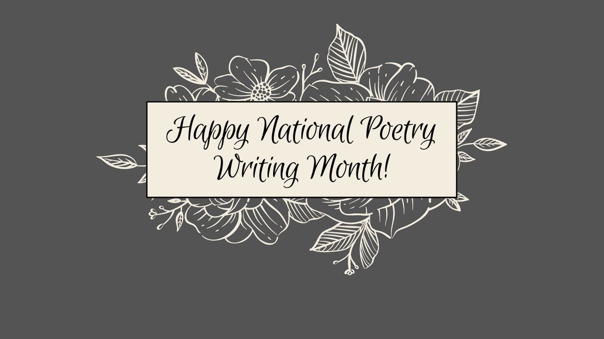 Forgot to post this on April 1st, but Happy #NaPoWriMo !!!

#nationalpoetrymonth #nationalpoetrywritingmonth #poetrymonth #napowrimo2021 #aprilispoetrymonth #writepoetry