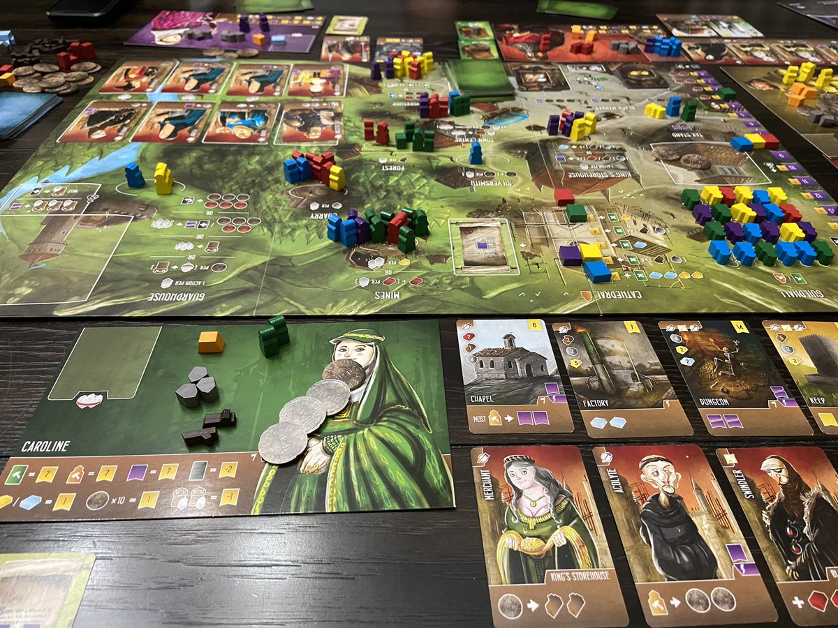 party_tails's tweet photo. You’re looking at the ultimate royal architect right here 🙌🏼 You gotta check out Architects of the West Kingdom if you haven’t already! @garphillgames @PlayRenegade #boardgames #tabletopgames #gamenight https://t.co/BVn4do1apx