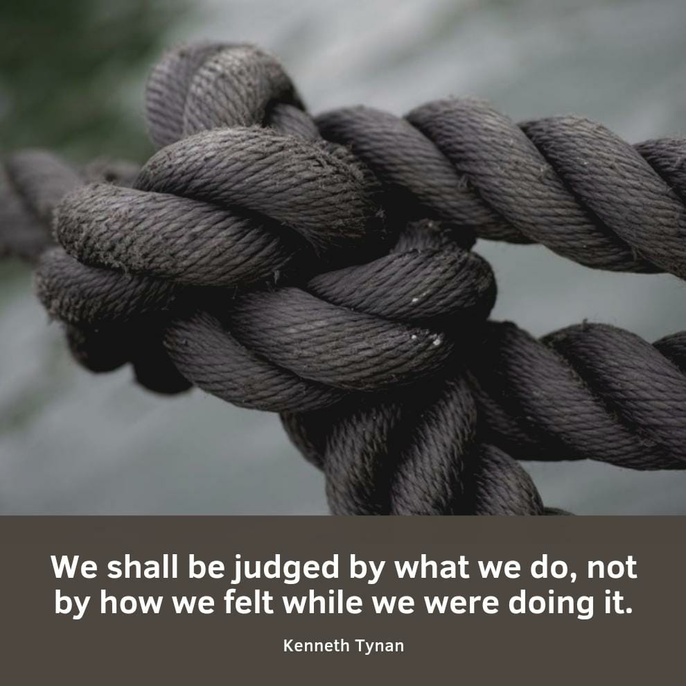 ShrinivasDempo's tweet photo. We shall be judged by what we do, not by how we felt while we were doing it.
- Kenneth Tynan
#KennethTynan #Motivation #SaturdayShoutOut https://t.co/7R3L5jbT2T
