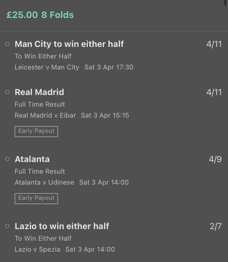 TopCornerTips_'s tweet image. Today’s 13/1 Acca ⚽️

Starts at 14:00pm UK ⌚️

Leave a like if you’re on ❤️