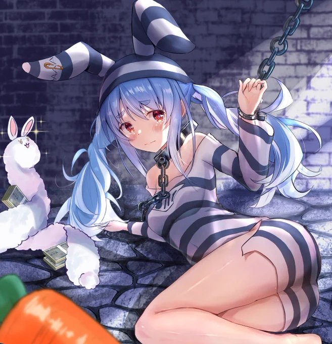 「やめてよ!触らないでよっ!!」って言いそう・・・?
#ぺこらーと #囚人兎田ぺこら 