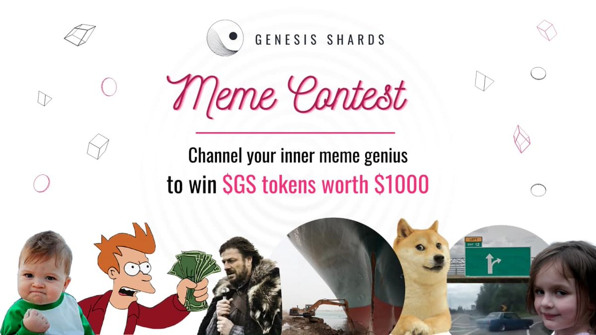 Let's get meme-ing! 🎭 

The best #GenesisShards-inspired meme will get a chance to win something exciting!!! $GS 🥳💵

Hop over to our <a href="/telegram/">Telegram Messenger</a> channel for more details 🎁: t.me/genshardsANN

#NFT