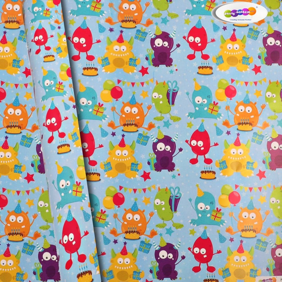 Have a ghoulish monster themed birthday party for your lil’ monster with our adorable range of Monster wrapping papers. Call us now or visit party-anthem.com to make your little monster bash a fun one...😈 😈 😈
#saturdayswag #partyanthem #monstertheme #wrappingpaper