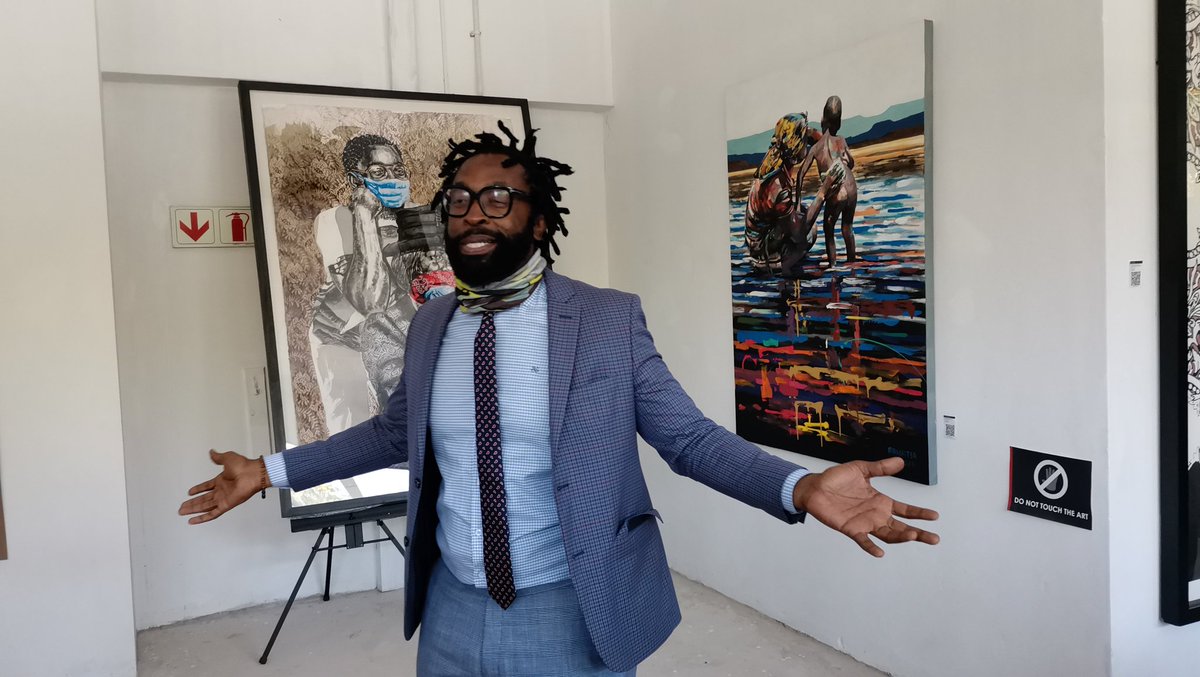 radio_homegrown's tweet photo. Yes! We still kicking it, what would an Art Exhibition be without a bit of motivation?
“African Child, You Are Going Global" @radio_homegrown @djsbu @Leadership_2020 @HomegrownWS @Artyli_com https://t.co/IF5BJT5feN