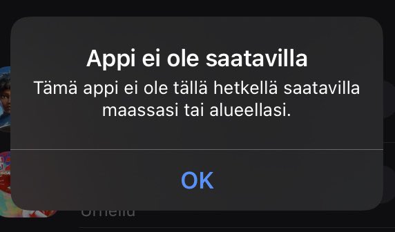 Kinderillä (ainakin Suomessa) melkoinen pallonpudotus: lelujen mukana mainostettava Applaydu-mobiilisovellus ei ole edes ladattavissa. No, ehkä tämä pääsiäinen ei ole niin Kinder-munien sesonkiaikaa... 🤭