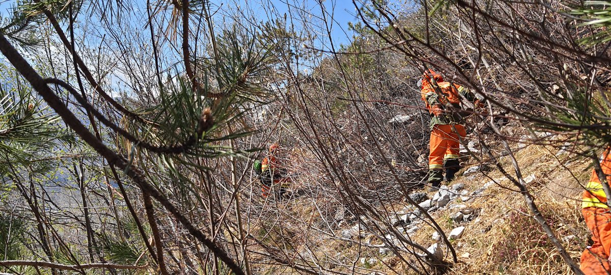 #Incendioboschivo Monte Amarianute  AGG. #3aprile 2021 h14:00. Continuano le operazioni di bonifica con 2 elicotteri e 25 #volontaridivalore dei GC di Amaro, Tolmezzo, Arta Terme, Cavazzo Carnico, Paularo che stanno operando con modulo AIB. 
📸#socialmediacommunityFVG ArtaTerme