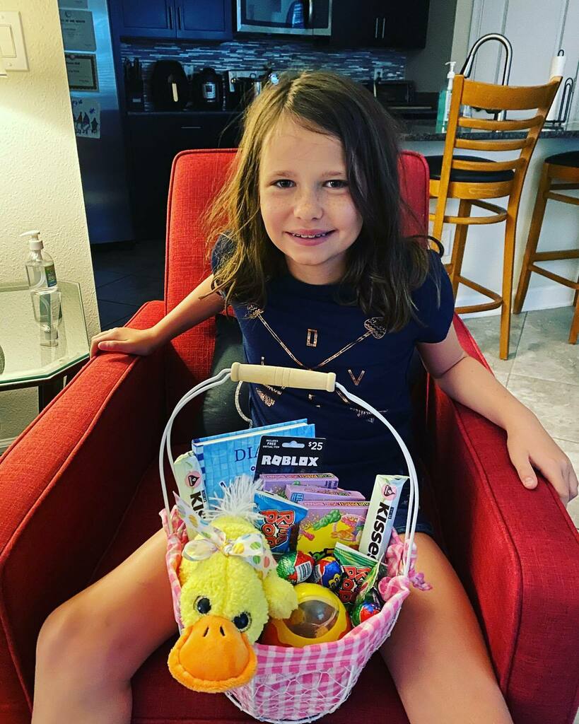 blakesteck's tweet photo. Early Easter basket time— or as I call it, “her orthodontist’s trip to Cabo.” https://t.co/cGEcw9PQPy https://t.co/8hm1z3hfmr