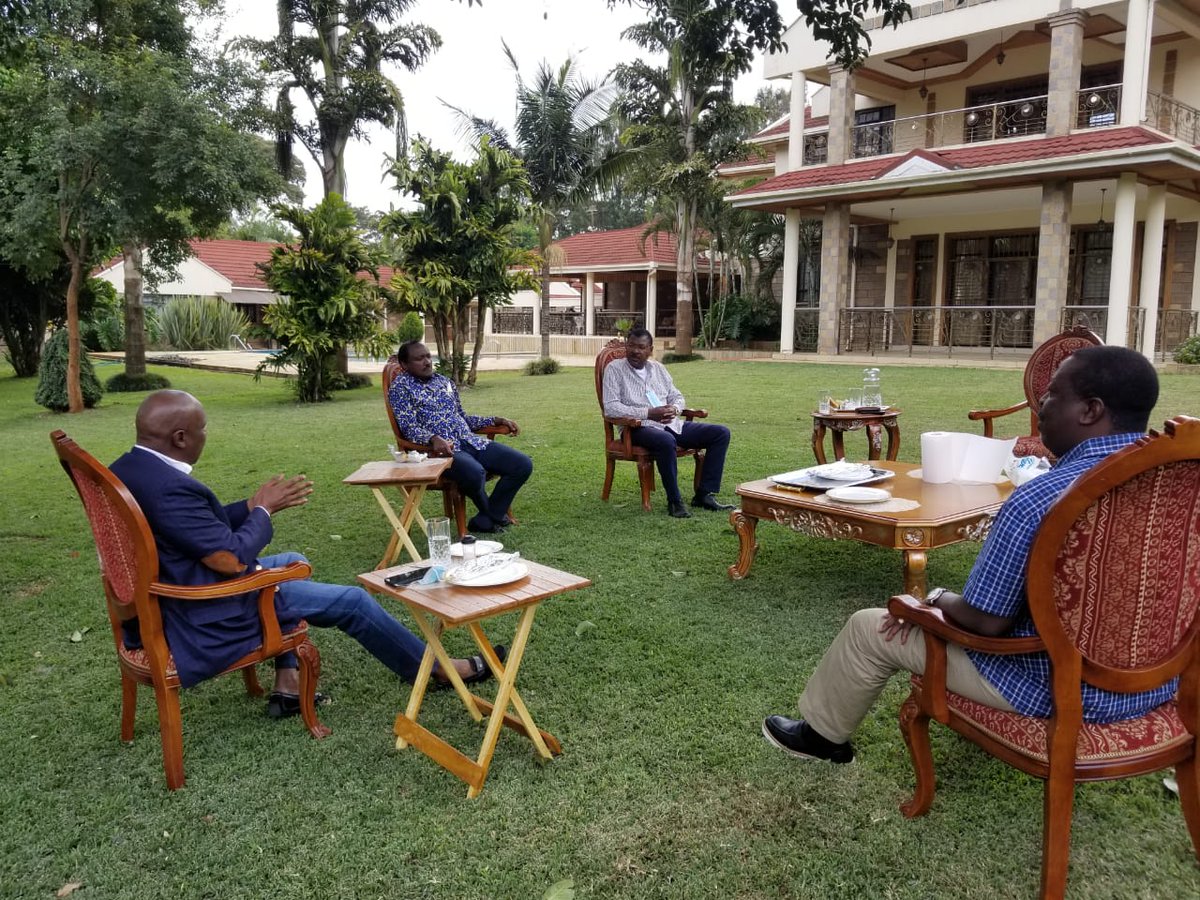 Sen Gideon Moi is FIRST among equals...even his posture tells you he is the UNDISPUTED leader of the group of 4.