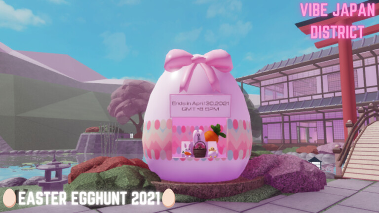 PixeledRBLX's tweet photo. Egghunt is now on Vibe Japan District enjoy finding the 7 eggs scattered around the map Happy Easter! 🐰🥚
#Roblox #RobloxDev https://t.co/gqnF6ts60p https://t.co/ycaDxrosMe