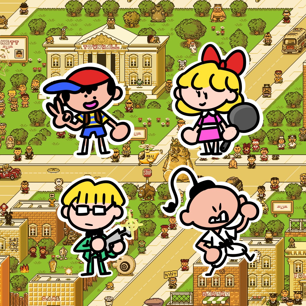 FishyBo62893553's tweet photo. Something About Earthbound

@TerminalMontage hope u like these!

#terminalmontage #fanart #terminalmontagefanart #nintendo #nes #earthbound #mother2paula #mother2jeff #mother2jeff #ness #mother2poo #mother2 #giygas #gameboy #mother3 #mother3claus #maskedman #mother3lucas https://t.co/mp78q1ISlo