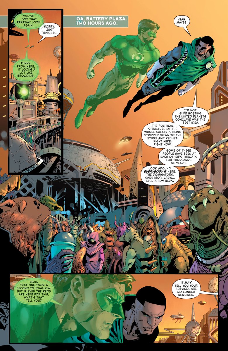 dextersoy's tweet photo. Preview pages of Green Lantern #1 by @GeoffThorne, @dextersoy, @MSantucciArt, @Sinccolor https://t.co/jJ43LHAqlK https://t.co/7JToVPs5rS