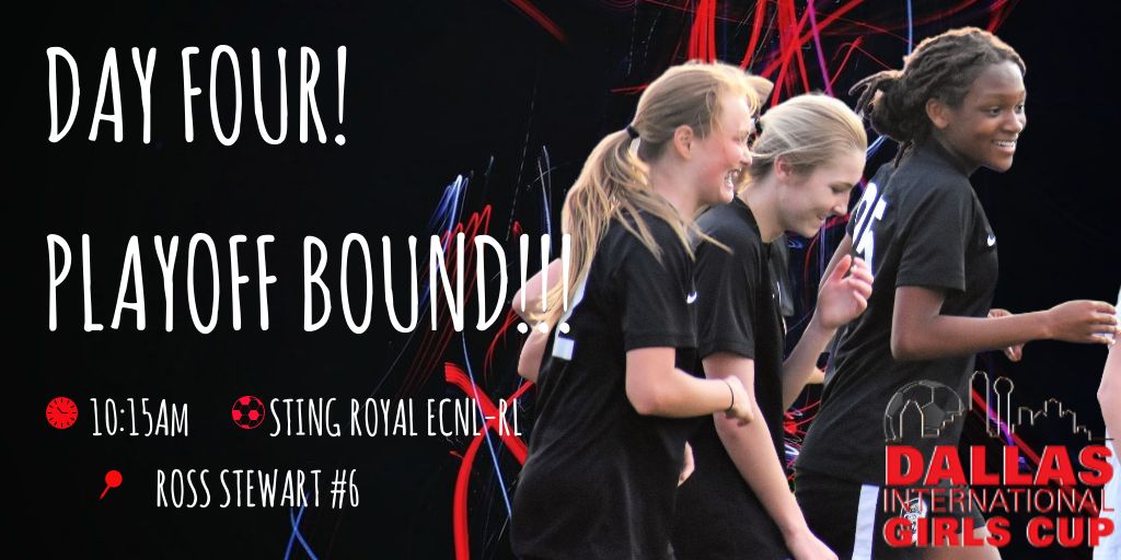On to the playoffs at #DIGC2021! 

<a href="/DallasGirlsCup/">Dallas Texans Girls Cup</a> <a href="/TopDrawerSoccer/">TopDrawerSoccer</a> <a href="/TheSoccerWire/">SoccerWire</a>