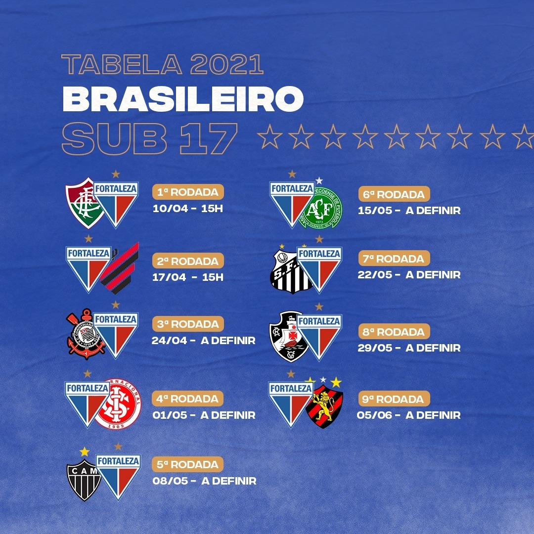 fecparaelas's tweet photo. BASE TRICOLOR
-
A equipe Sub-17 do Fortaleza estréia dia 10 de abril no Campeonato Brasileiro da categoria. Confira a tabela completa dos jogos da Garotada do Leão na competição!
-
📸 Divulgação/Fortaleza EC
-
#FECParaElas #NósPorNós #FortalezaSub17 #BaseTricolor #BrasileiroSub17 https://t.co/xPzb9epqUt