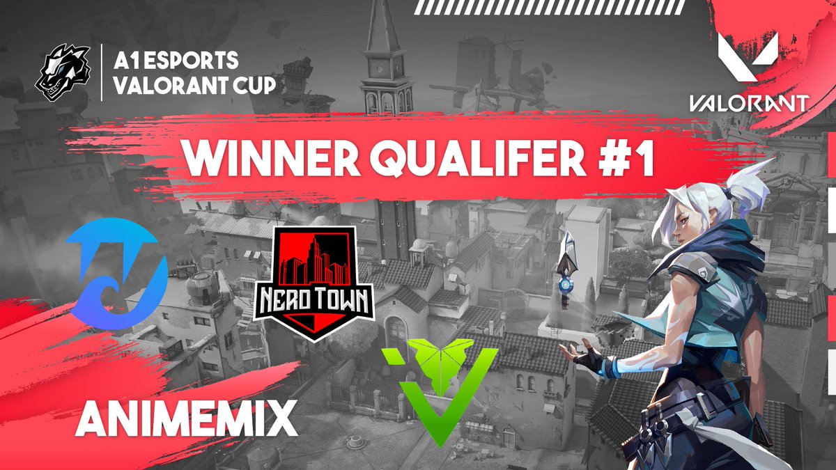 Action bis zu letzten Runde!🤩 <a href="/WaveValorant/">---</a>, <a href="/NerdTownVLRNT/">Nerd Town eSport Valorant</a>, <a href="/weareivygg/">IVY</a> &amp; animemix schnappen sich die ersten 4 Spots im #A1eSports Valorant Cup💪Wer ihnen im Kampf um 3.000 € Preisgeld joinen wird entscheidet sich heute im 2. Qualifier🎮Wir wünschen allen Teams viel Erfolg!🔥