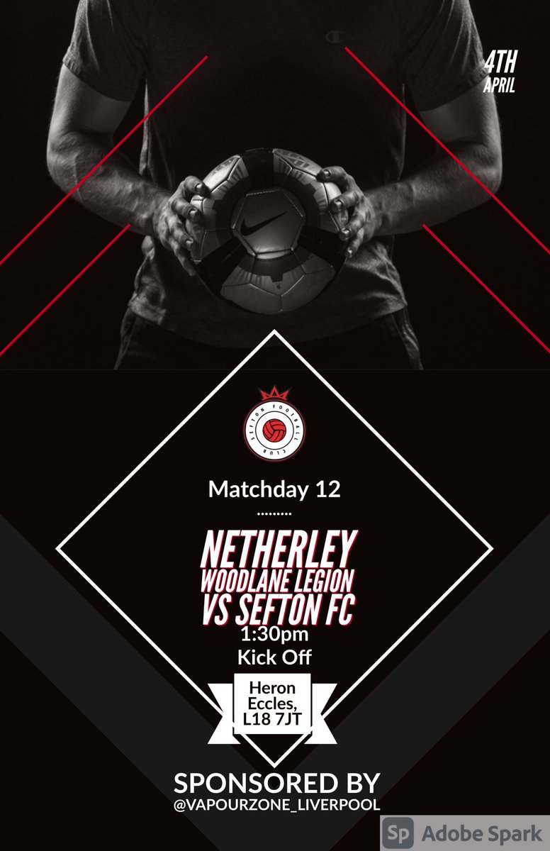 Been a while since we could post this but finally football is back!! Our game tomorrow 👇
#UpTheSefton ⚫️🔴⚪️