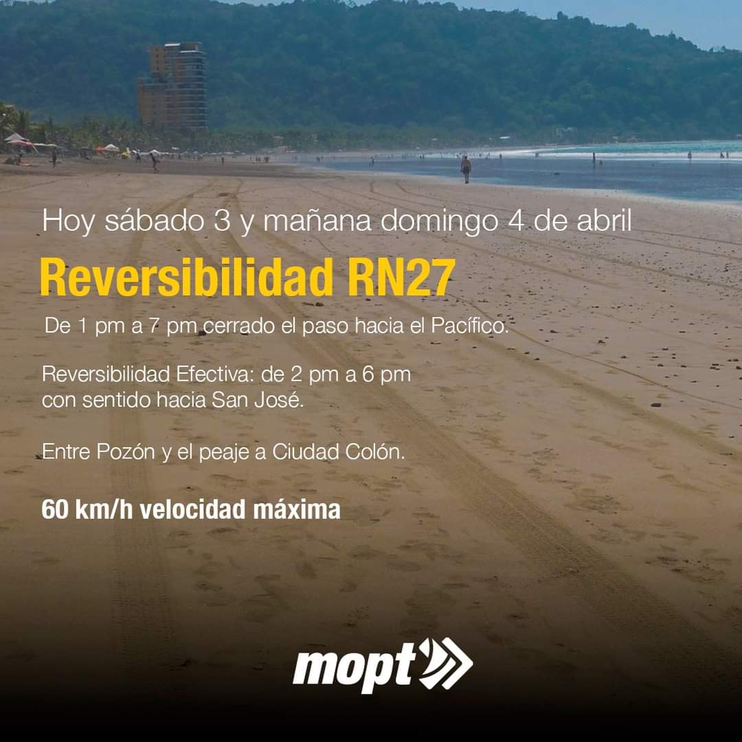 DGPT_CR's tweet photo. Planifique bien su regreso de hoy o de mañana, viaje con calma, sin prisas.

Respete la normativa de tránsito, el señalamiento vial y los límites de velocidad máxima establecidos por favor. https://t.co/vdcMfDXoQW