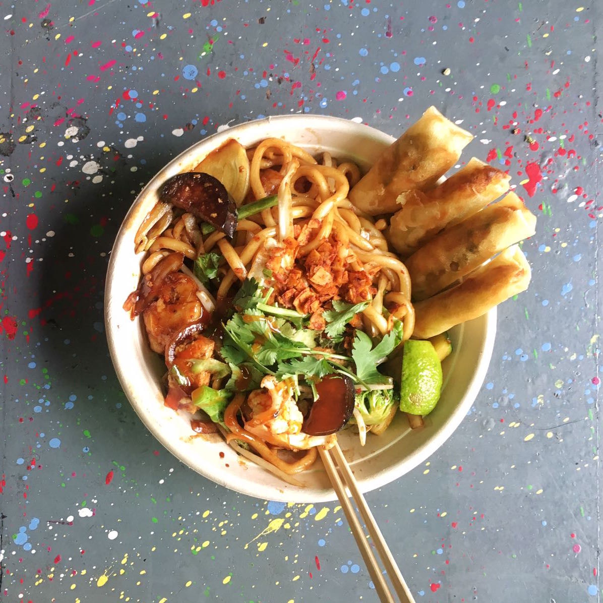 boxpark's tweet photo. Spice up your Saturday with some vegan goodness from #cookdaily! https://t.co/elGg3tRxJO