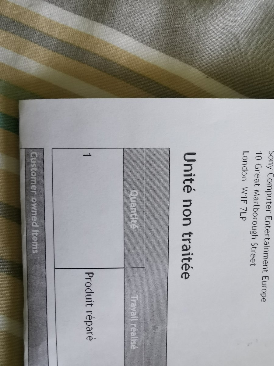 Alors <a href="/PlayStationFR/">PlayStation France</a> quand on renvoit une PS5 au SAV avec bugs graphiques et sonores, on reçoit la même console 3 semaines après avec "unité non traitée" ? Alors que des reboots ont déjà été réalisés par le client sans succès ?
<a href="/JulienChieze/">Julien Chièze</a> <a href="/UFCquechoisir/">UFC-Que Choisir</a> <a href="/60millions/">60 Millions de consommateurs</a>