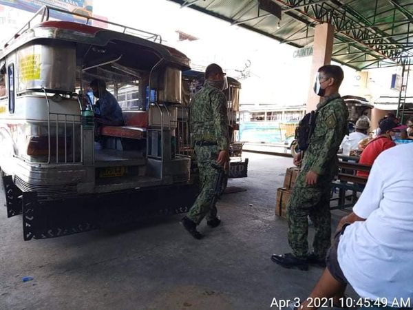 secondlpmfc's tweet photo. On April 3, 2021 at about 10:30 AM, personnel from 1st MP, 2ND LPMFC led by PCPL Mark Joseph Galanido, under the direct supervision of PLTCOL ROLLY B LIEGEN, Force Commander conducted foot patrol and police presence at Siniloan Public Market, Brgy G Redor, Siniloan, Laguna. https://t.co/JVLnN43qiR